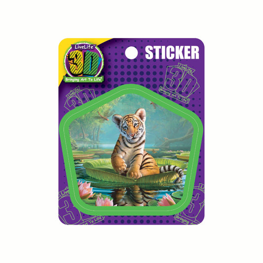 3D LiveLife Stickers - Tiger Lily
