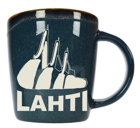 Rustic mug Lahti Blue LAH