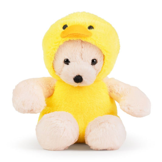 AN09DK LITTLE Dress Up Bear - Yellow Duck 20cm