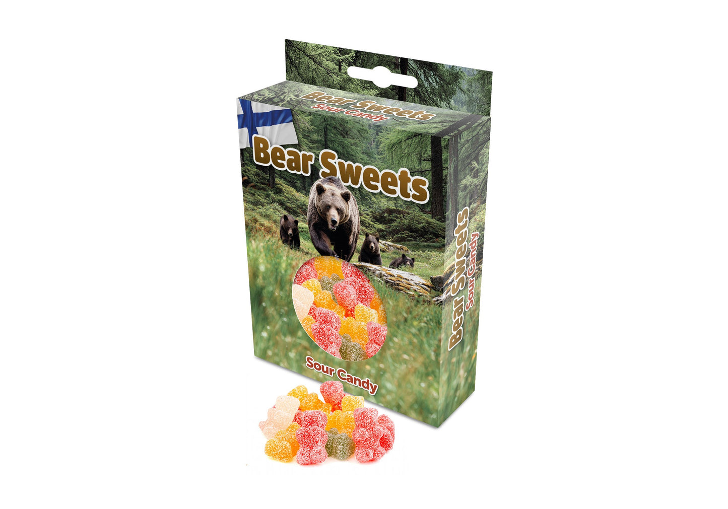 Bear Sour Sweets FIN 120g