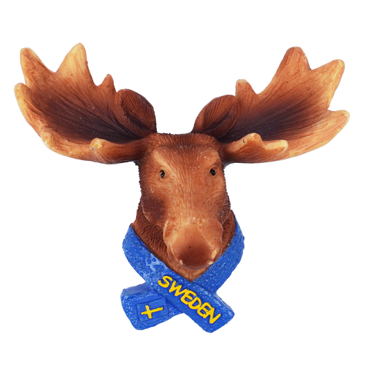 Moose Head Ceramic magnet SWE