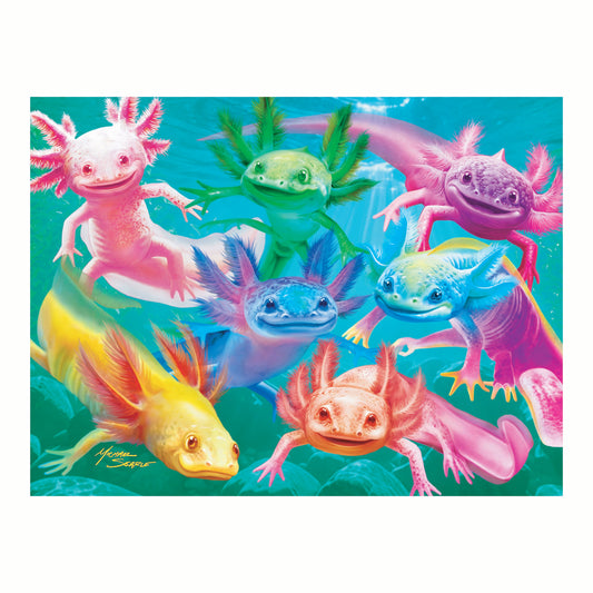 3D LiveLife Pictures - Axolotls