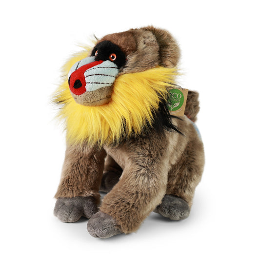 Plush monkey mandrill 28 cm