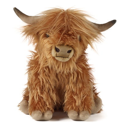AN341 Highland Cow Large with Sound 30cm