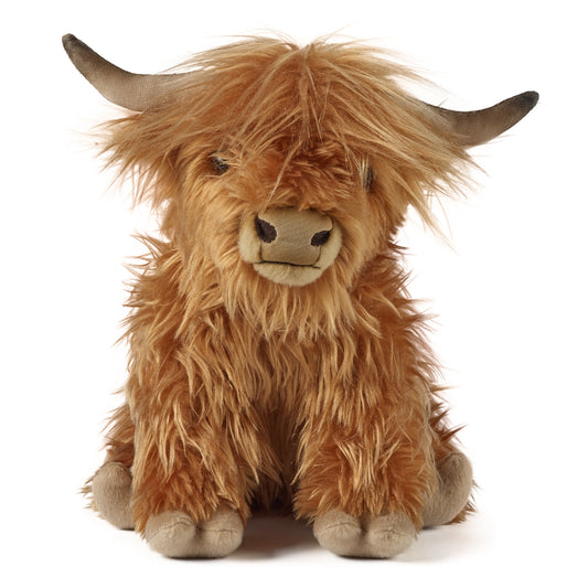 AN341 Highland Cow Large with Sound 30cm