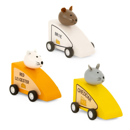 WD350F Mouse & Cheese Friction Racers FSC 100%