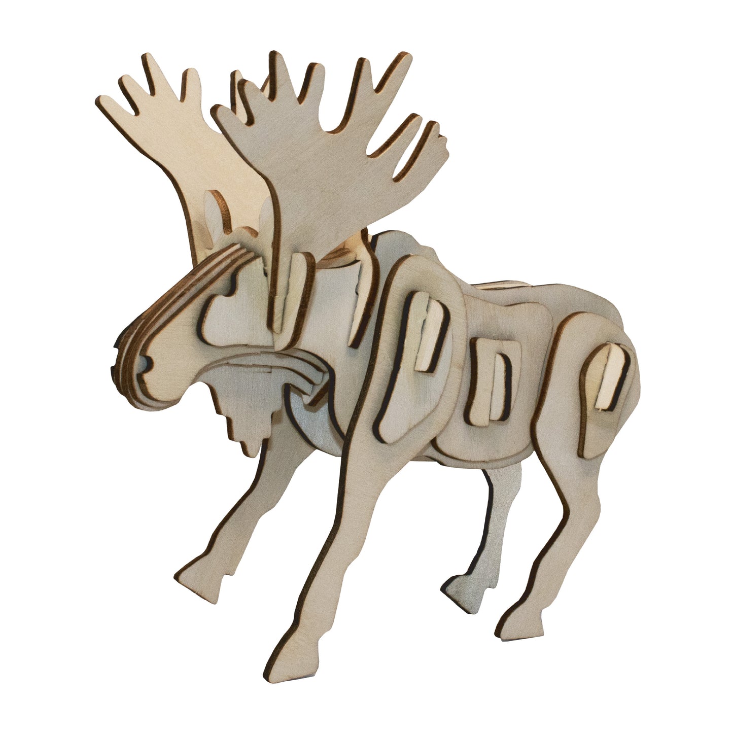 Eco 3D Wooden Puzzle - Moose
