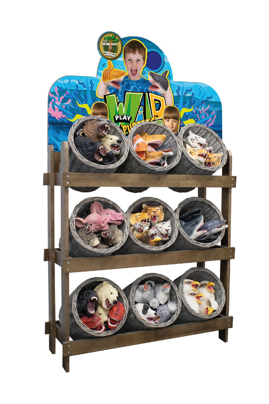 Wild Play Puppets Display Stand