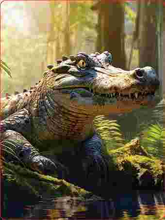 3D LiveLife Postcards - Gator Haven