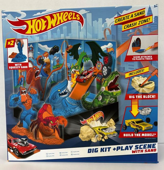 Hot Wheels Dig Kit With Sand