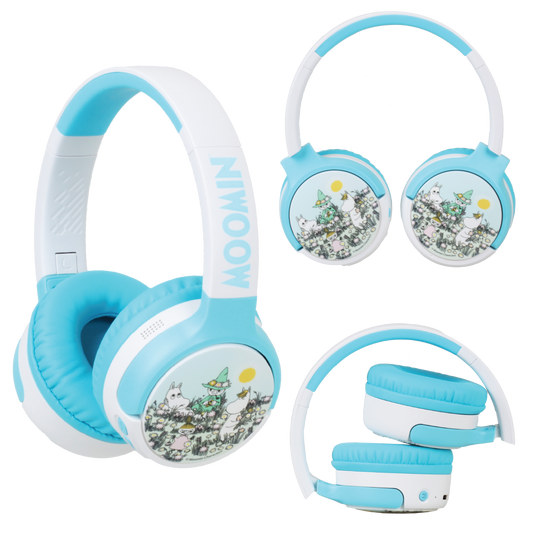 Moomin Wireless Over-Ear Headphones Blue