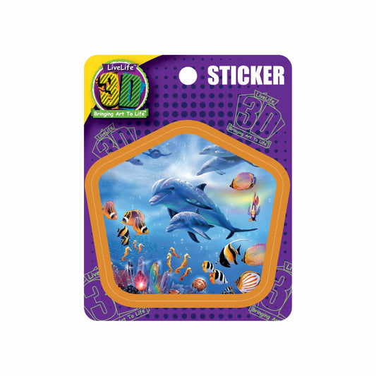 3D LiveLife Stickers - Seahorse Kingdom