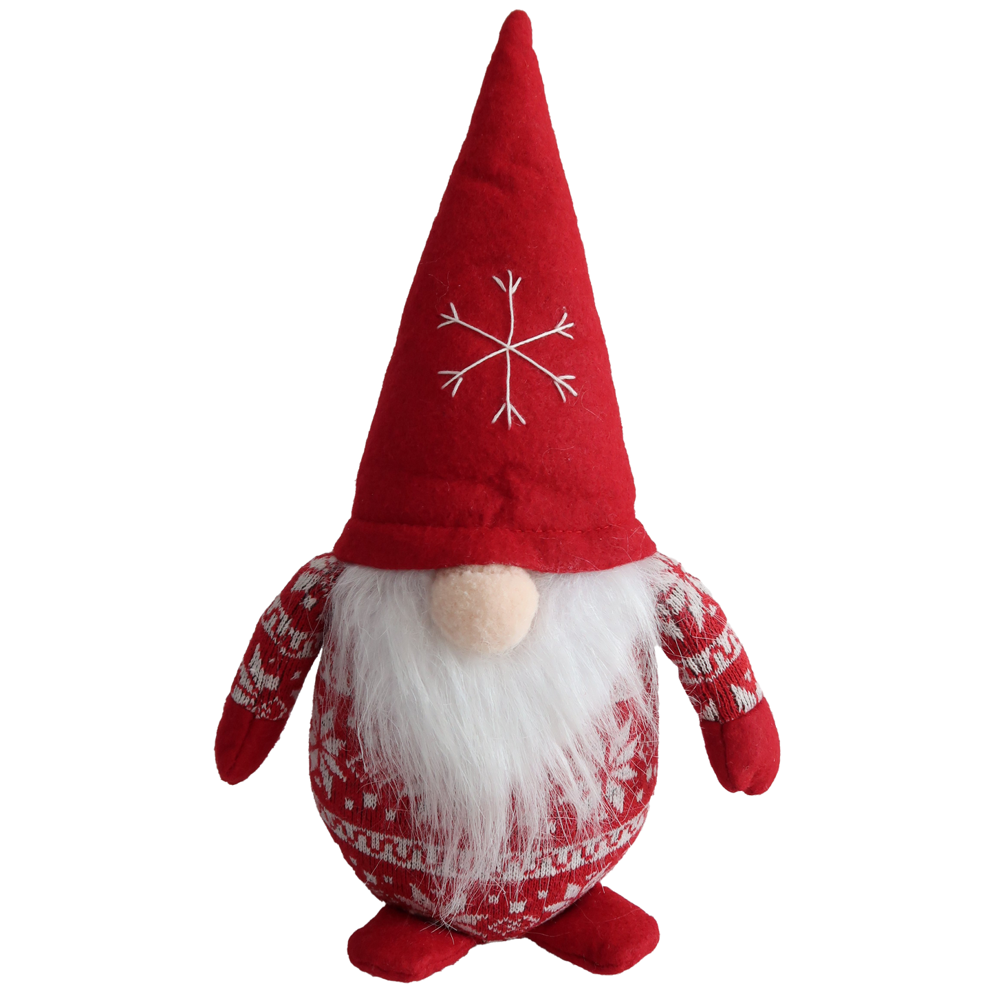 Cap Santa red yarn felt 30 cm