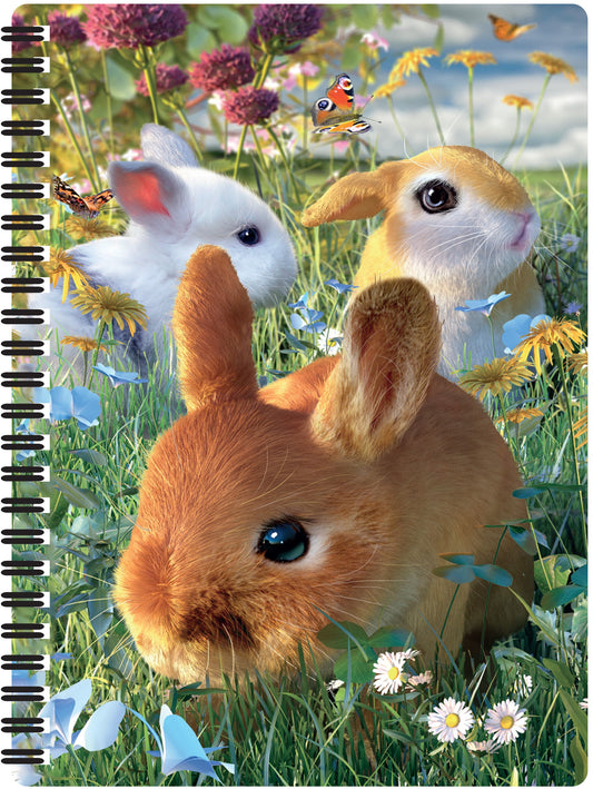 3D LiveLife Notebooks - Bunnies