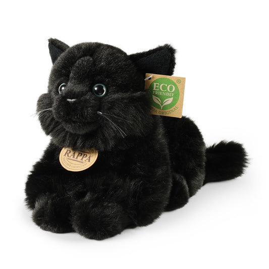 Plush black cat 22 cm