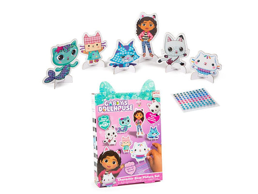 Gabbys Dollhouse Character Gem Art Set