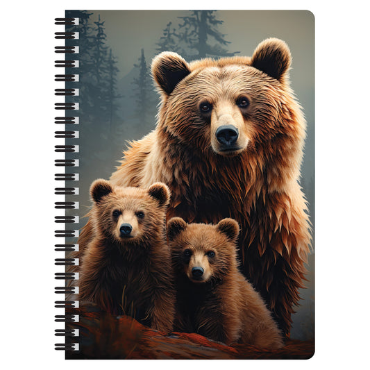 3D LiveLife Notebooks - The Three Grizzly Bears