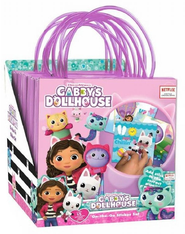 Gabbys Dollhouse On The Go Sticker Set