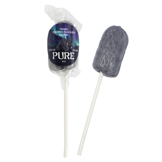 Pure Lakritsin Makuinen Salmiakki Tikkari 12g