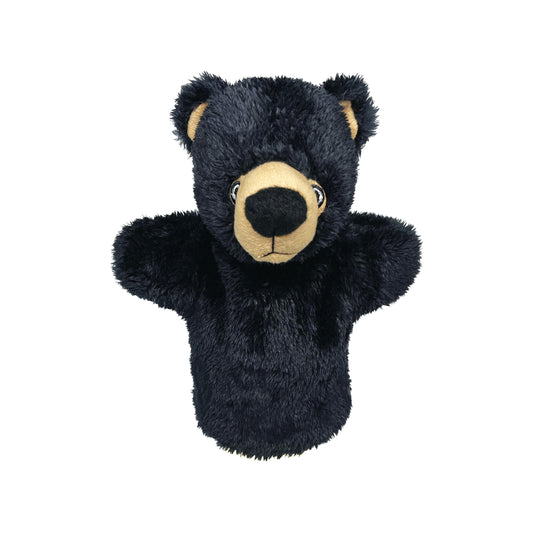 EcoBuddiez Hand Puppet - Black Bear