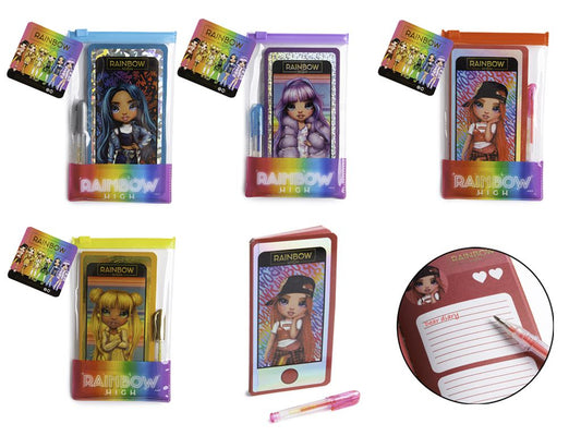Rainbow High Mobile Phone Notebook Set