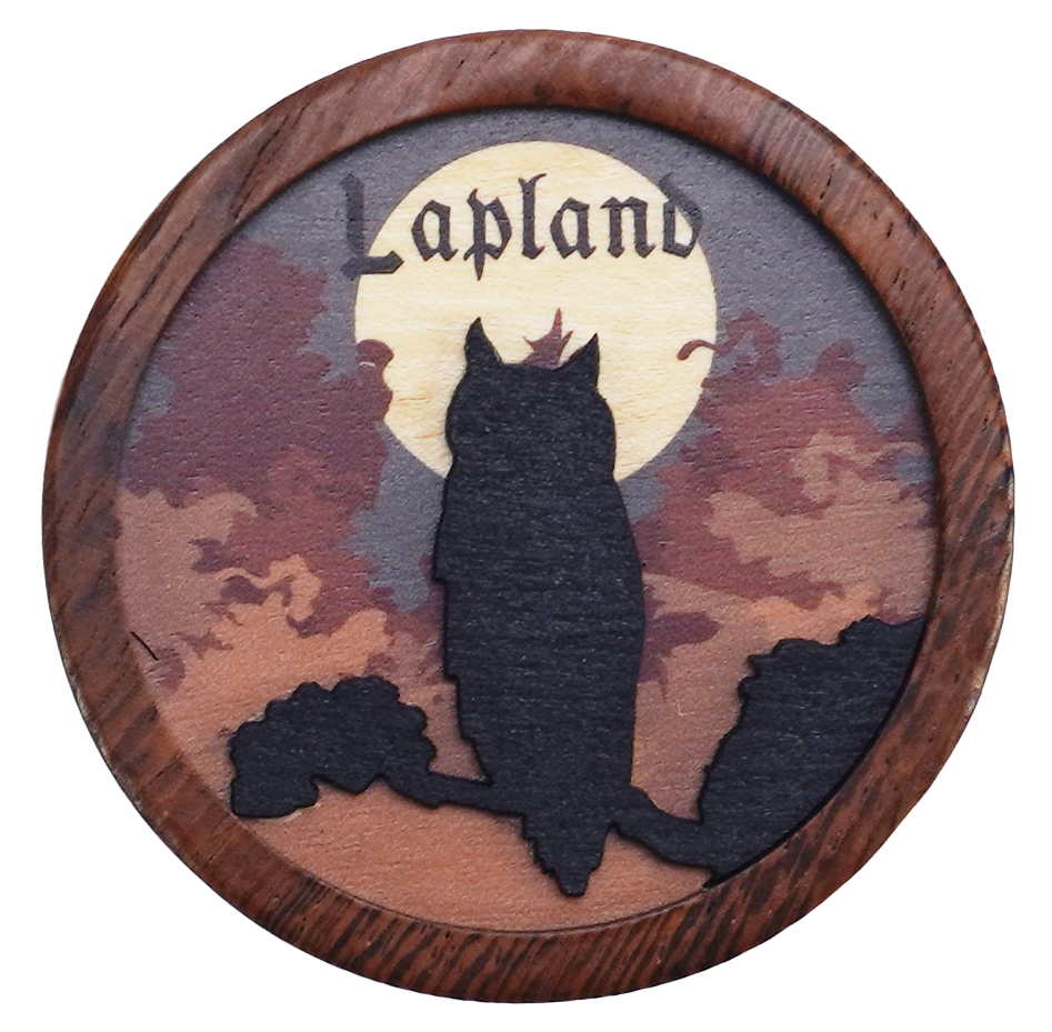 Pöllön Varjo Puumagneetti LAP
