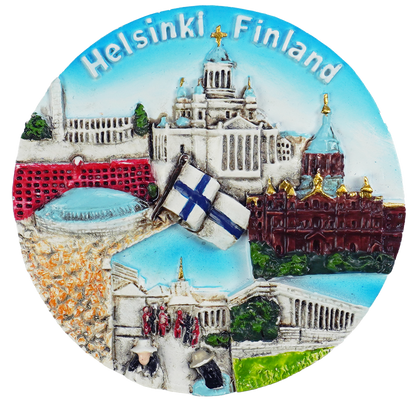 Helsinki Yhdistelmä Keraaminen Magneetti HEL FIN