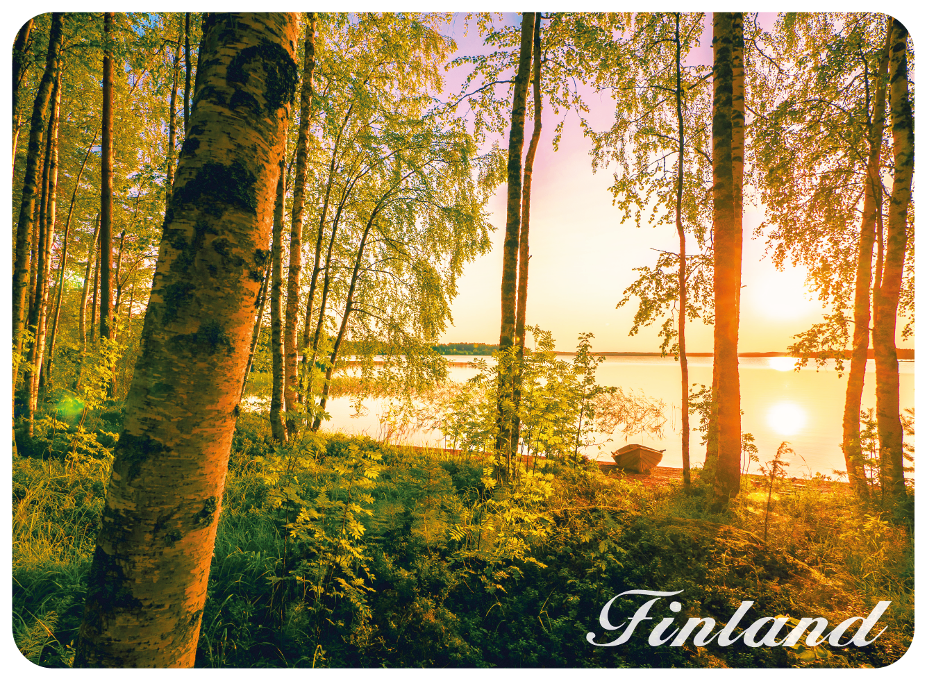 3D magneetti Metsä ja Järvi FIN