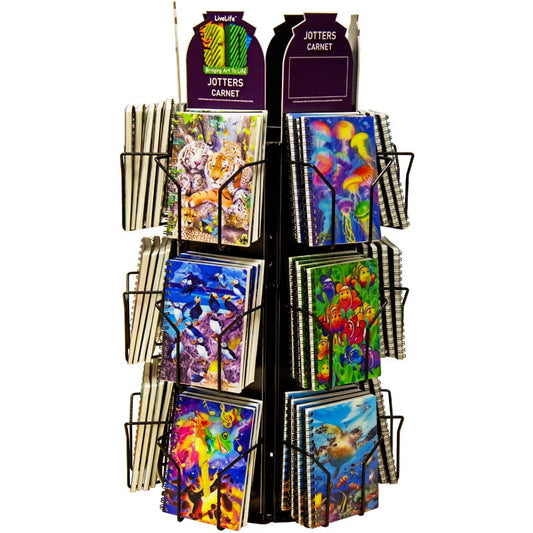 3D LiveLife Jotter Counter Display Stand