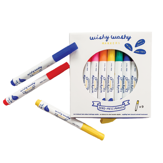 Wishy Washy Markers 9pk Assorted Colors