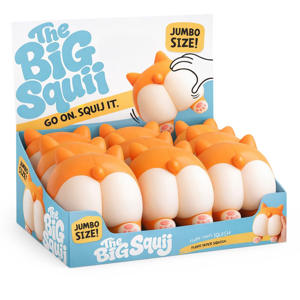 NV1143 The Big Squij Corgi Butt Slow-Rise Squishy Toy