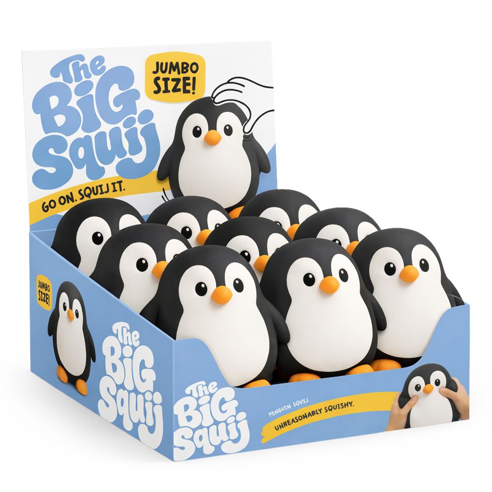NV1168 The Big Squij Penguin Slow-Rise Squishy Toy