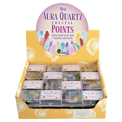 RM100 Mini Aura Quartz Crystal Points
