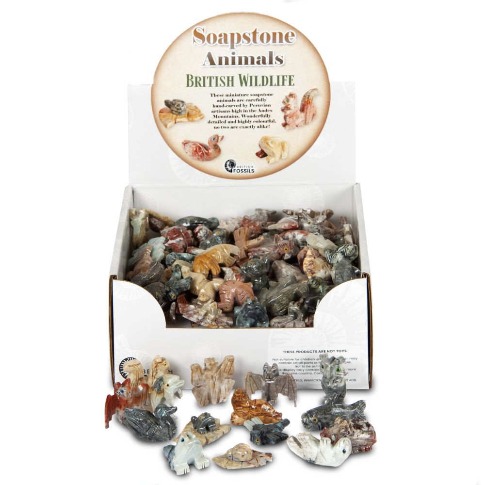 RM101 Soapstone Animals British Wildlife