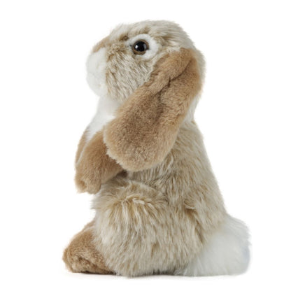 AN345B Brown Sitting Lop Eared Rabbit 19cm
