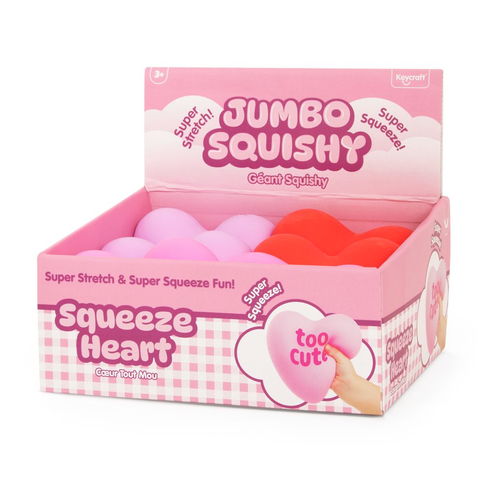 NV1072 The Big Squij Heart 15 cm - 3 Asst