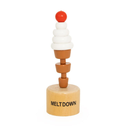 WD353F Meltdown Ice Cream Push Puppet FSC 100%
