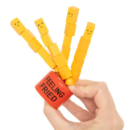 WD358F Feeling Fried Push Puppet FSC 100%