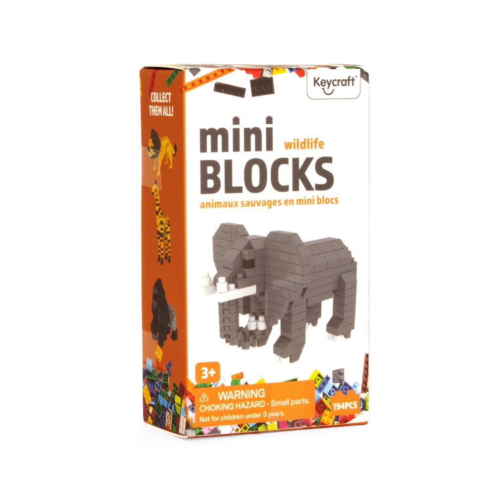 NV1108 Wildlife Mini Blocks 4 Asst