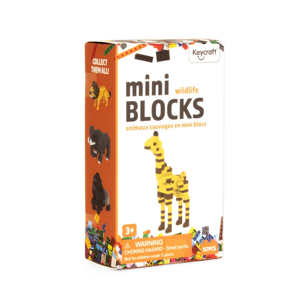 NV1108 Wildlife Mini Blocks 4 Asst