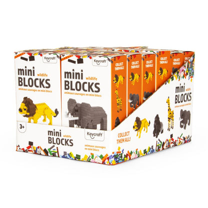 NV1108 Wildlife Mini Blocks 4 Asst