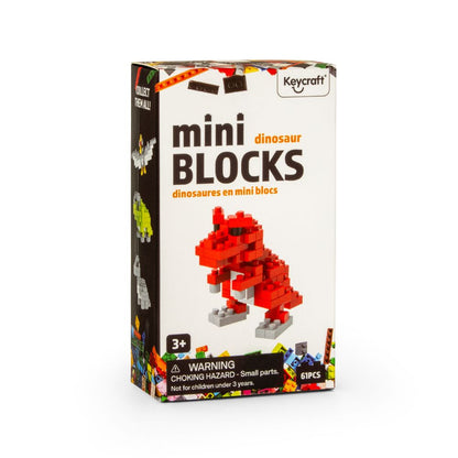 NV1109 Mini Blocks - Dinosaur - 4 Asst