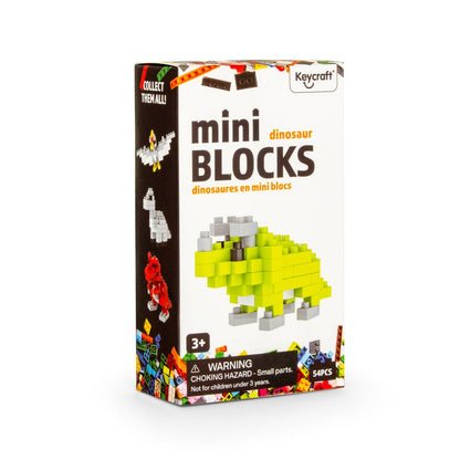 NV1109 Mini Blocks - Dinosaur - 4 Asst