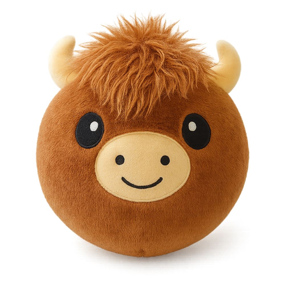 FP17HC Pumpin Plushies Highland Cow 28cm