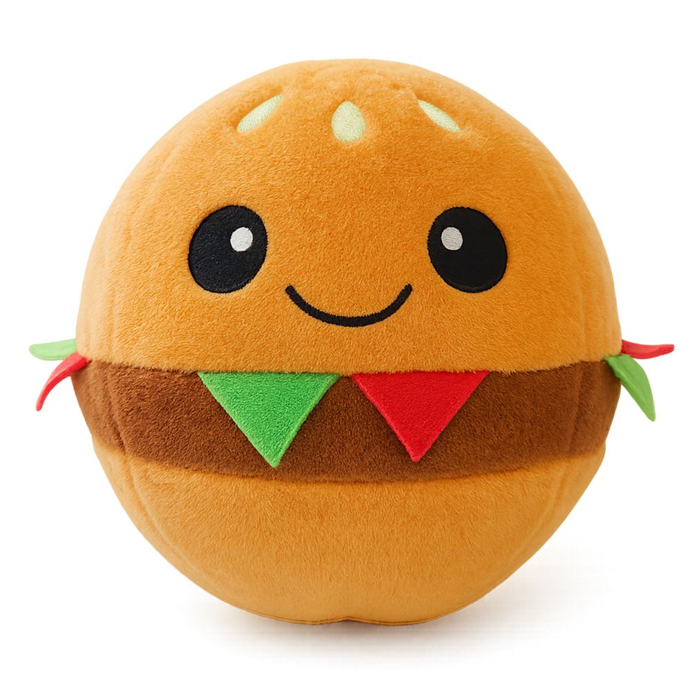 FP17BG Pumpin Plushies Burger 28cm