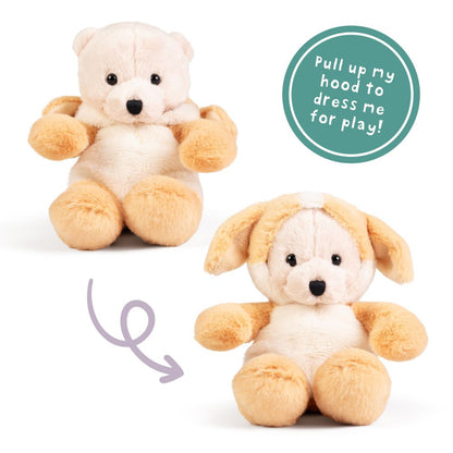 AN09DG LITTLE Dress Up Bear - Dogs 20cm