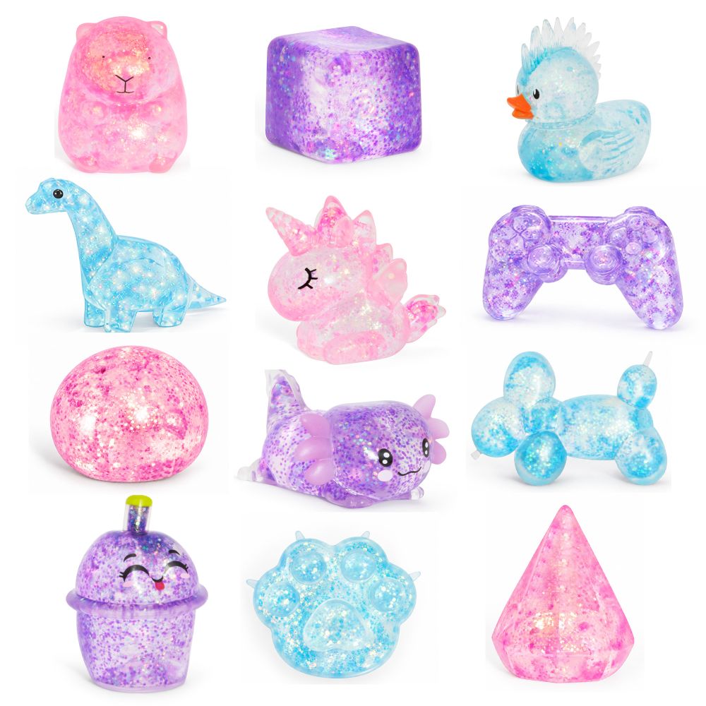 NV1231 Squishy Gemz Mystery Sensory Toys Grab Bin