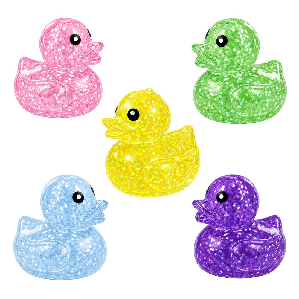 NV1230 Shimmer Quackers Mystery Squishy Toys Grab Bin