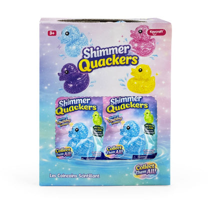 NV1230 Shimmer Quackers Mystery Squishy Toys Grab Bin