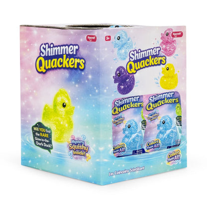 NV1230 Shimmer Quackers Mystery Squishy Toys Grab Bin
